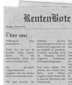 RentenBote - Über uns